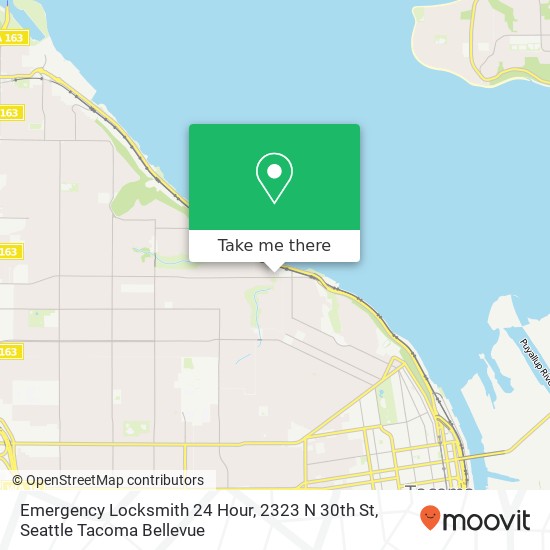 Mapa de Emergency Locksmith 24 Hour, 2323 N 30th St