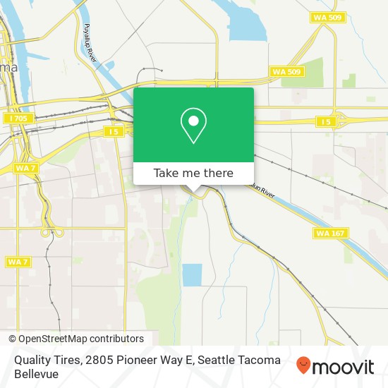 Quality Tires, 2805 Pioneer Way E map