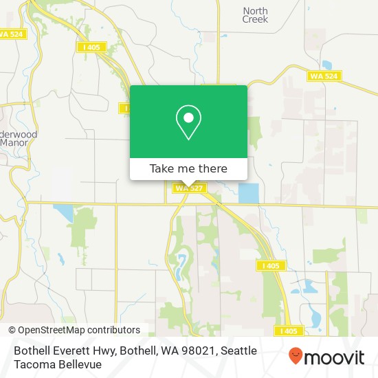 Mapa de Bothell Everett Hwy, Bothell, WA 98021