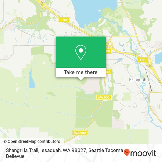 Shangri la Trail, Issaquah, WA 98027 map