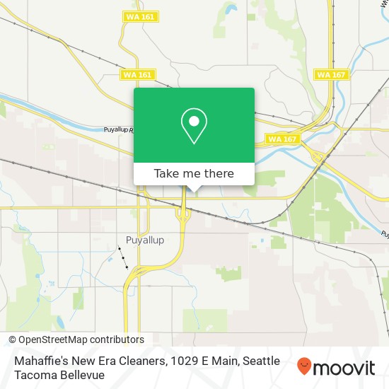 Mapa de Mahaffie's New Era Cleaners, 1029 E Main