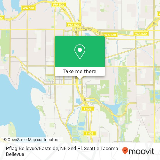 Mapa de Pflag Bellevue / Eastside, NE 2nd Pl