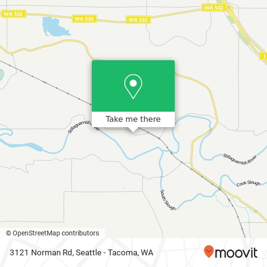 Mapa de 3121 Norman Rd, Stanwood, WA 98292