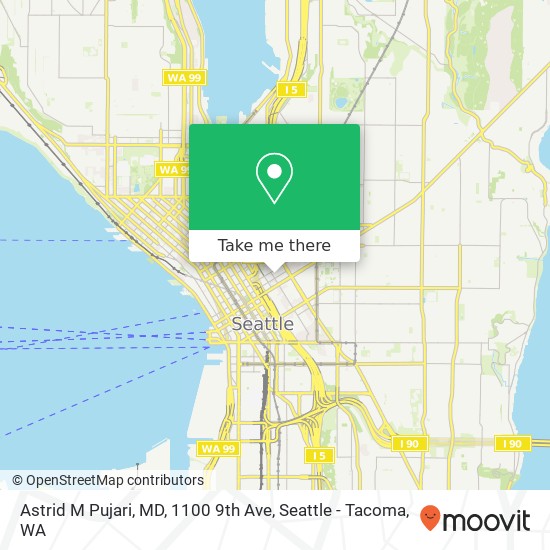 Astrid M Pujari, MD, 1100 9th Ave map