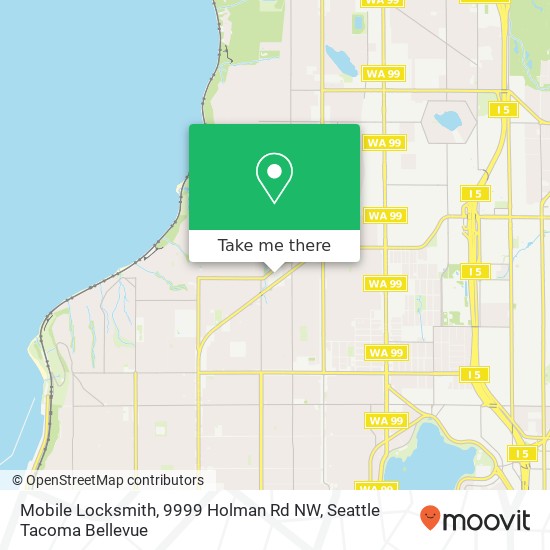 Mapa de Mobile Locksmith, 9999 Holman Rd NW