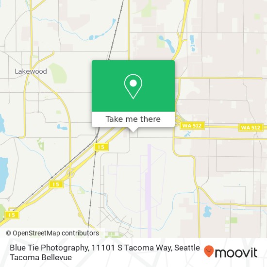 Blue Tie Photography, 11101 S Tacoma Way map