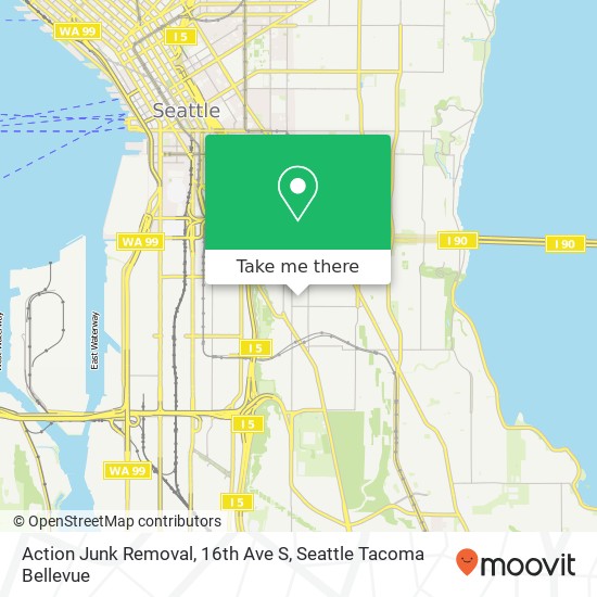 Mapa de Action Junk Removal, 16th Ave S