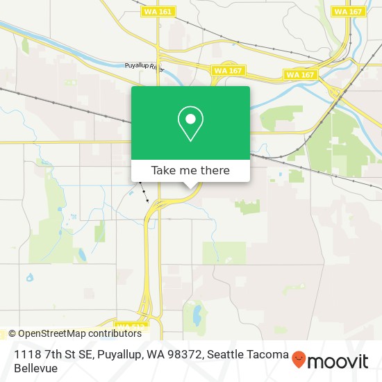 1118 7th St SE, Puyallup, WA 98372 map