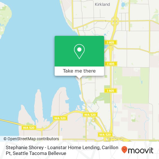 Mapa de Stephanie Shorey - Loanstar Home Lending, Carillon Pt