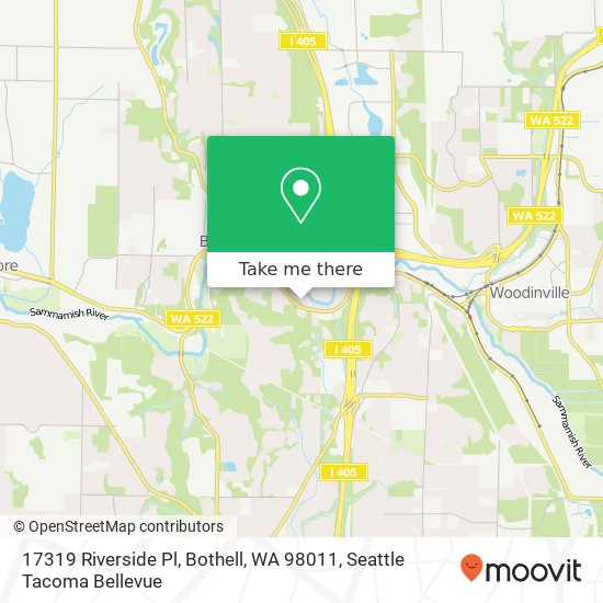 17319 Riverside Pl, Bothell, WA 98011 map