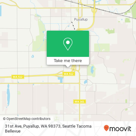 Mapa de 31st Ave, Puyallup, WA 98373