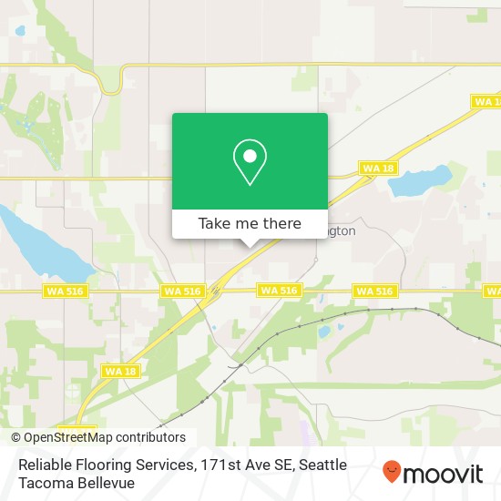 Reliable Flooring Services, 171st Ave SE map