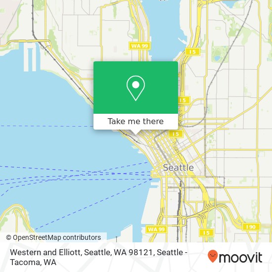 Western and Elliott, Seattle, WA 98121 map