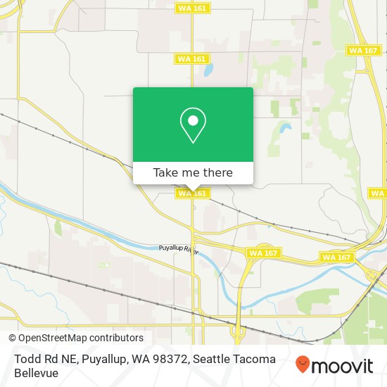 Todd Rd NE, Puyallup, WA 98372 map