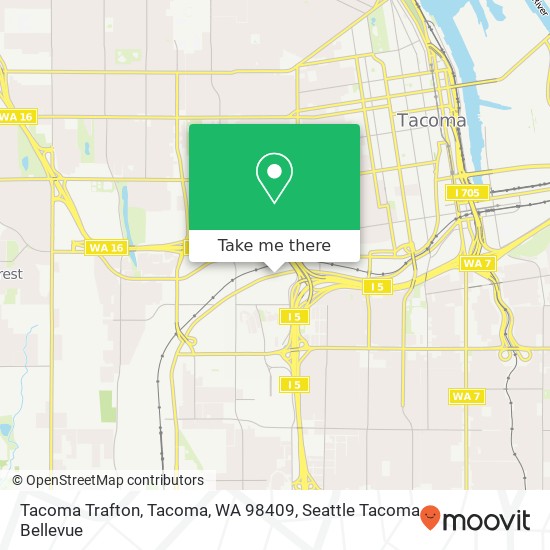 Tacoma Trafton, Tacoma, WA 98409 map