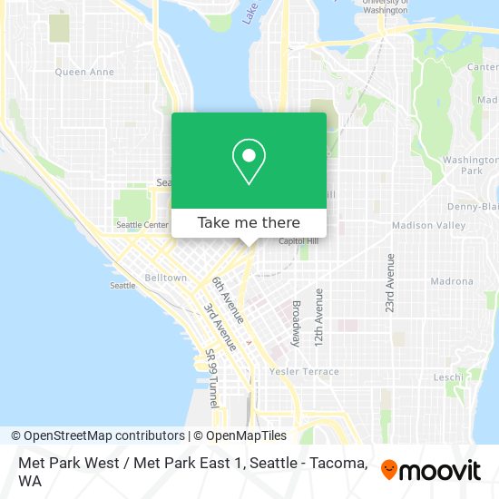 Mapa de Met Park West / Met Park East 1