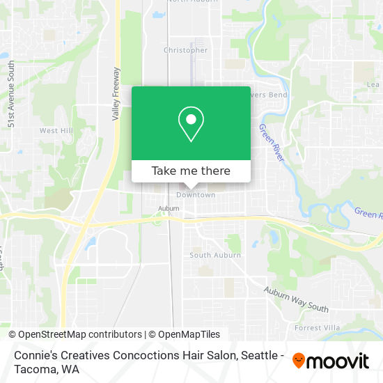 Mapa de Connie's Creatives Concoctions Hair Salon