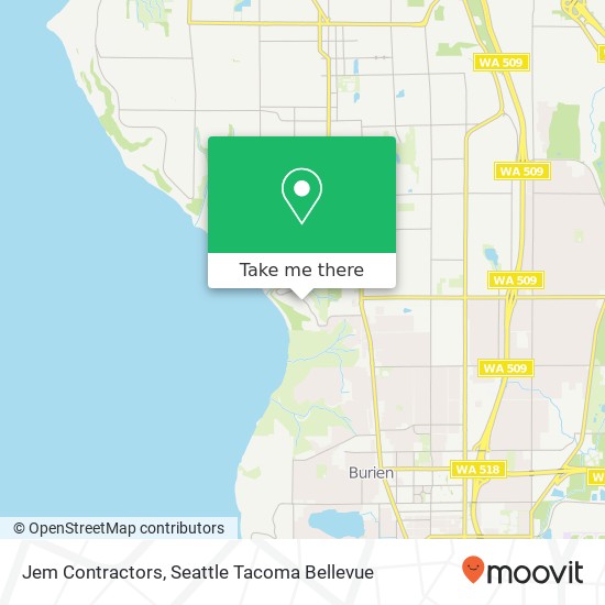 Jem Contractors map