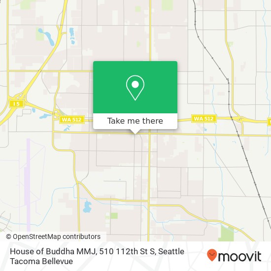 Mapa de House of Buddha MMJ, 510 112th St S