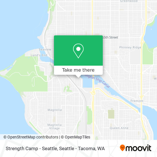 Strength Camp - Seattle map