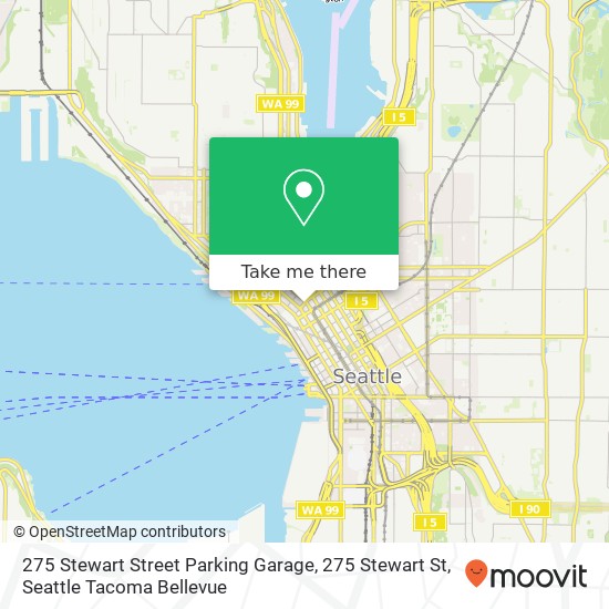 275 Stewart Street Parking Garage, 275 Stewart St map