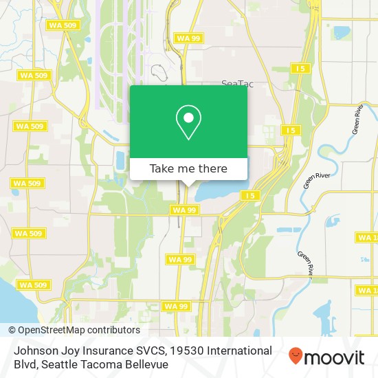 Johnson Joy Insurance SVCS, 19530 International Blvd map