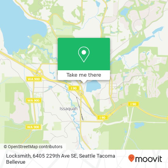 Mapa de Locksmith, 6405 229th Ave SE