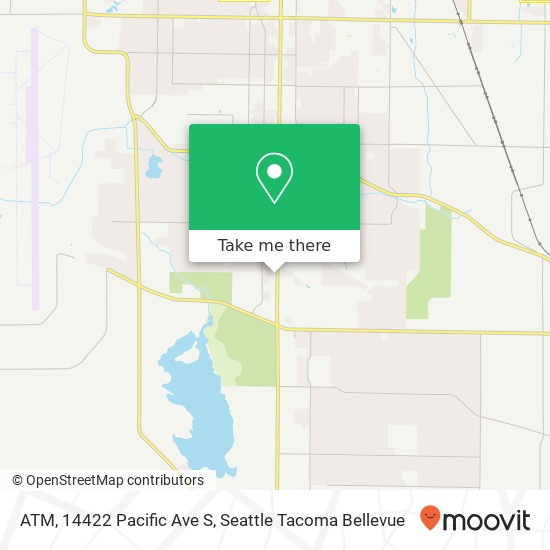 Mapa de ATM, 14422 Pacific Ave S