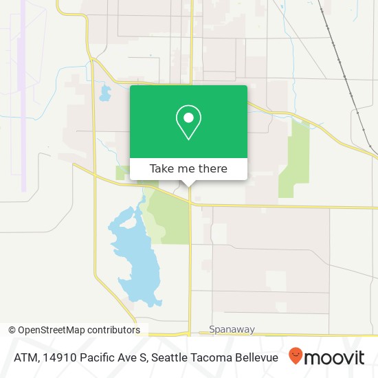 Mapa de ATM, 14910 Pacific Ave S