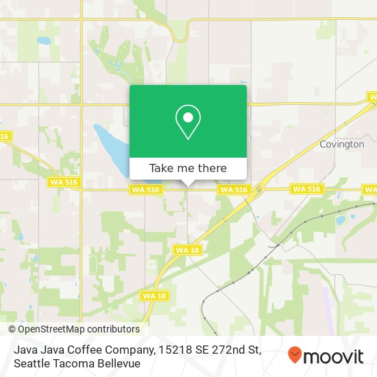 Java Java Coffee Company, 15218 SE 272nd St map