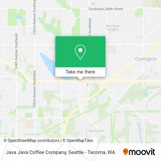 Mapa de Java Java Coffee Company
