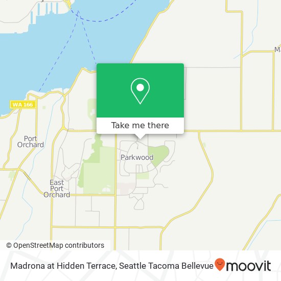 Madrona at Hidden Terrace map