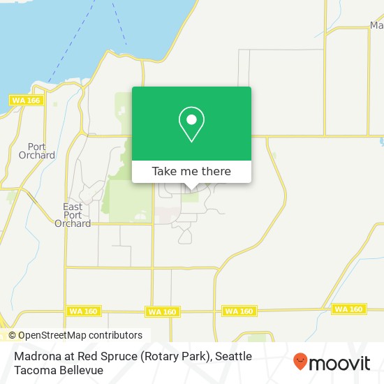 Madrona at Red Spruce (Rotary Park) map