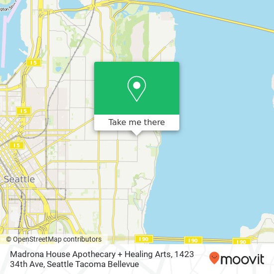 Mapa de Madrona House Apothecary + Healing Arts, 1423 34th Ave