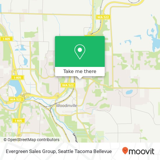 Evergreen Sales Group map