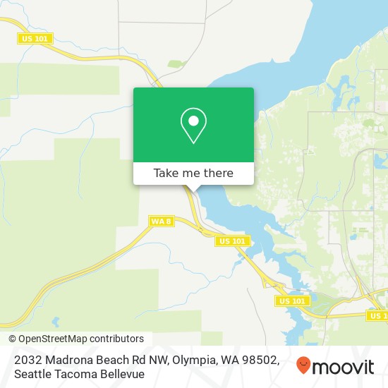 2032 Madrona Beach Rd NW, Olympia, WA 98502 map