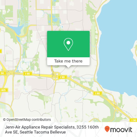 Jenn-Air Appliance Repair Specialists, 3255 160th Ave SE map