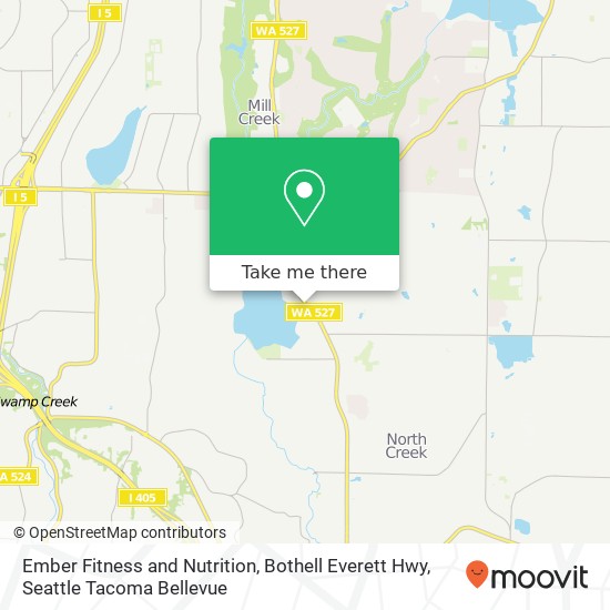 Ember Fitness and Nutrition, Bothell Everett Hwy map