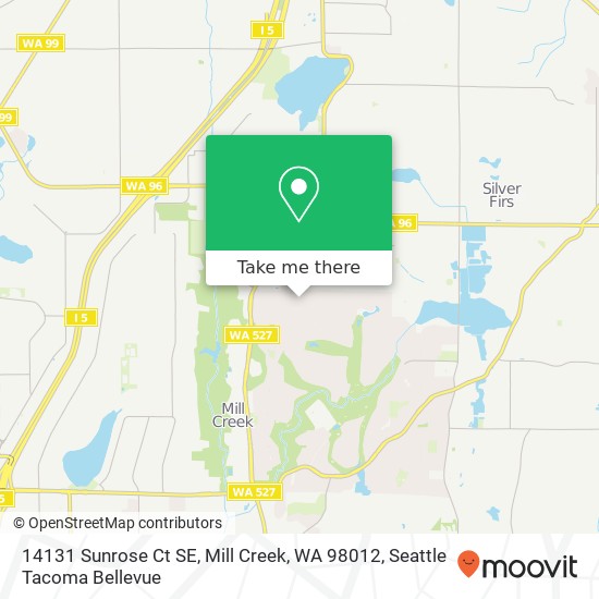 14131 Sunrose Ct SE, Mill Creek, WA 98012 map