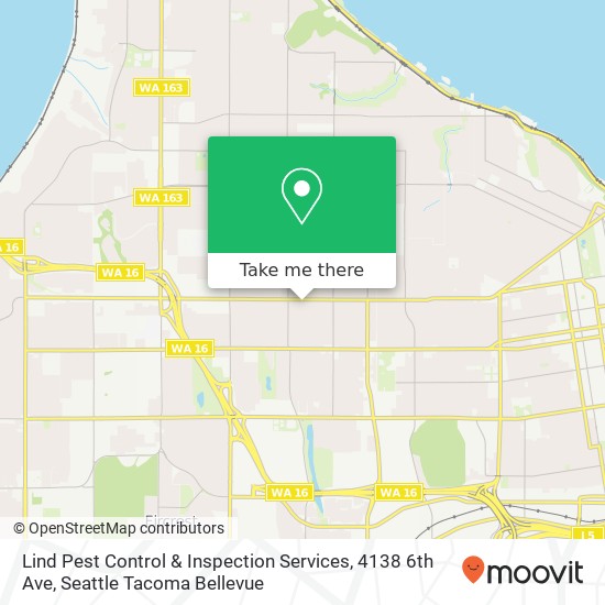 Lind Pest Control & Inspection Services, 4138 6th Ave map