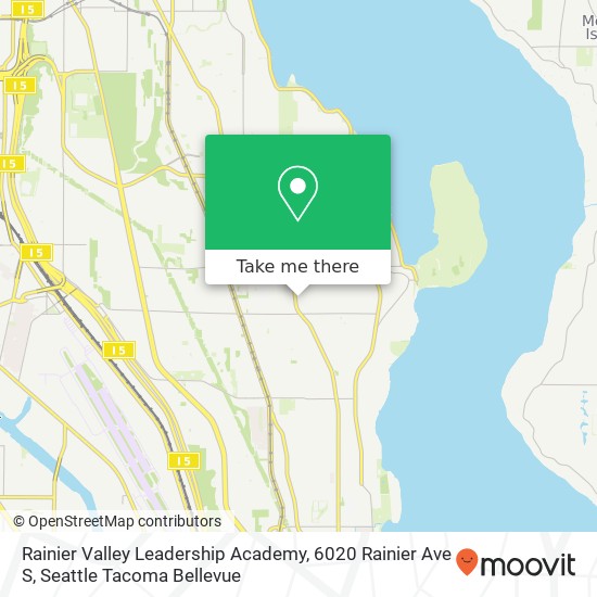 Rainier Valley Leadership Academy, 6020 Rainier Ave S map