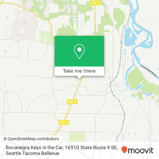 Mapa de Bocanegra Keys in the Car, 16510 State Route 9 SE