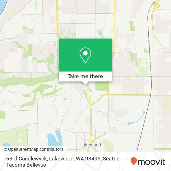 Mapa de 63rd Candlewyck, Lakewood, WA 98499