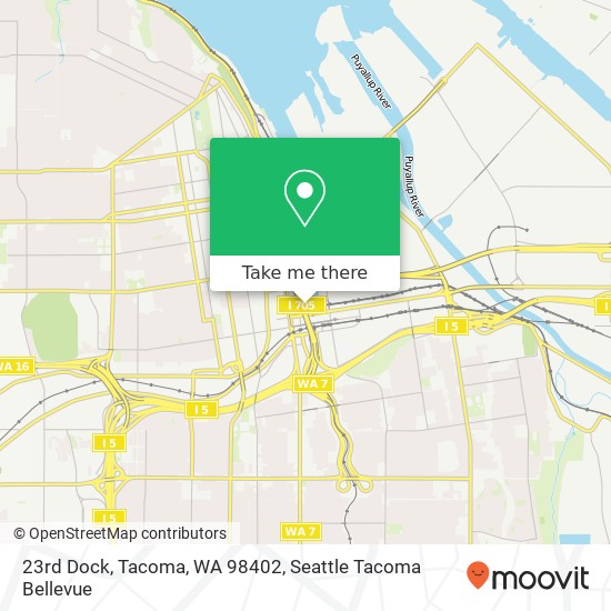 Mapa de 23rd Dock, Tacoma, WA 98402