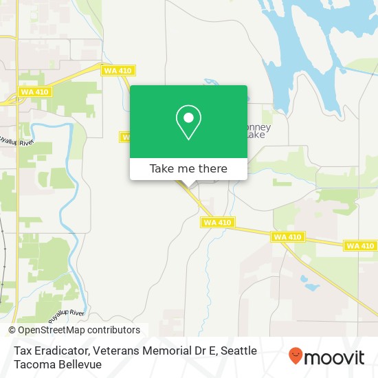 Mapa de Tax Eradicator, Veterans Memorial Dr E