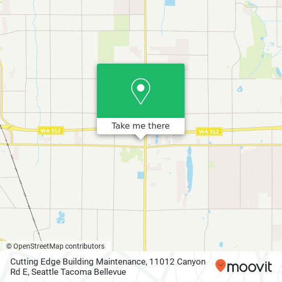 Mapa de Cutting Edge Building Maintenance, 11012 Canyon Rd E