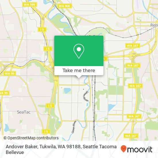 Andover Baker, Tukwila, WA 98188 map