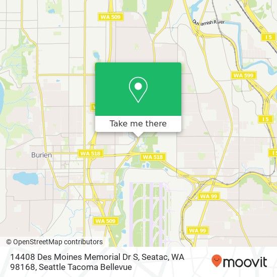 14408 Des Moines Memorial Dr S, Seatac, WA 98168 map