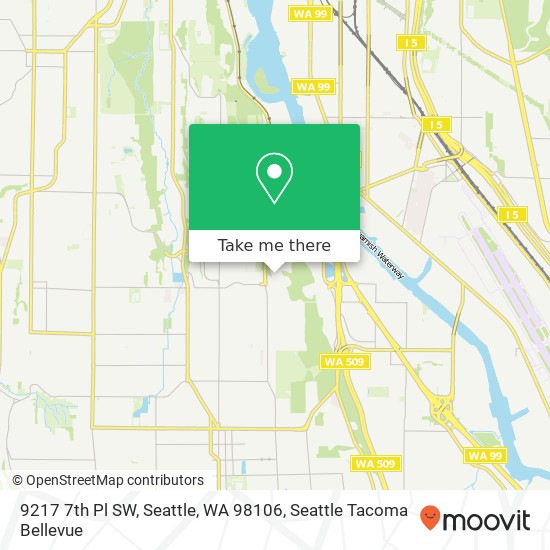 9217 7th Pl SW, Seattle, WA 98106 map