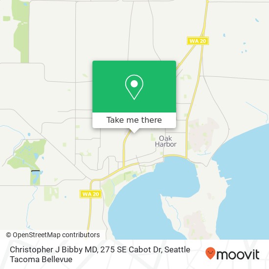 Mapa de Christopher J Bibby MD, 275 SE Cabot Dr